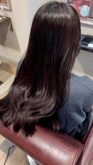 ぷるんぷるんの艶カラー×髪質改善トリートメント 