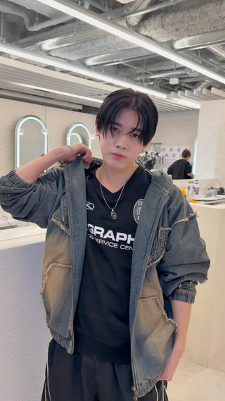 【韓国メンズヘア】

この質感縮毛矯正で作れます 