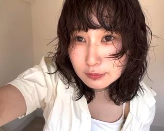 アンニュイなウルフレイヤーパーマ