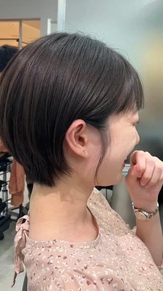 ショート 髪質改善/艶カラー 縮毛矯正/みほのヘアスタイル
