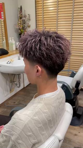 ショート メンズ 椿 大輔のヘアスタイル