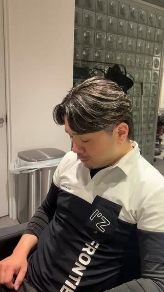 メンズ メンズ特化 高森蓮のヘアスタイル