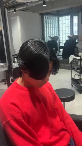 パーマ メンズ メンズ特化 高森蓮のヘアスタイル
