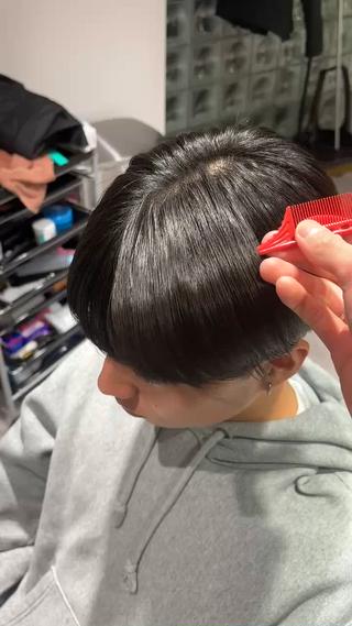 パーマ メンズ 韓国ヘア 高森蓮のヘアスタイル