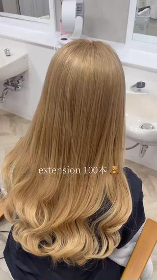 ボブからロングヘアに!ჱ̒⸝⸝> ·̫ <⸝⸝ᐡ
100本みてもらったら綺麗に馴染ませます!