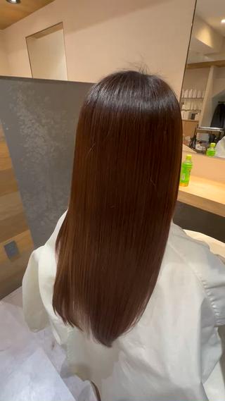 縮毛矯正＋髪質改善トリートメント 