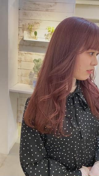 ブリーチカラー　ピンクカラー　ピンクベージュ　ピンクグレージュ　ダブルカラー　髪質改善　インナーカラー 