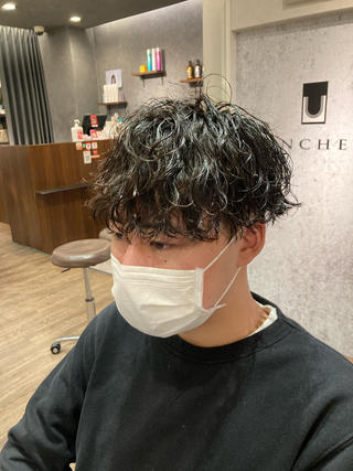 ショート パーマ UNCHEL所属・橋本 和弥のヘアスタイル