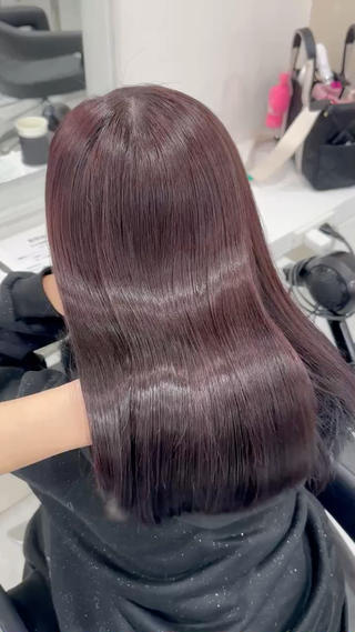 ミディアム 韓国ガーリー🤍ハイ トーン🤍Ayanaのヘアスタイル