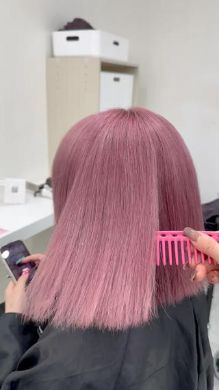 ミディアム 韓国ガーリー🤍ハイ トーン🤍Ayanaのヘアスタイル