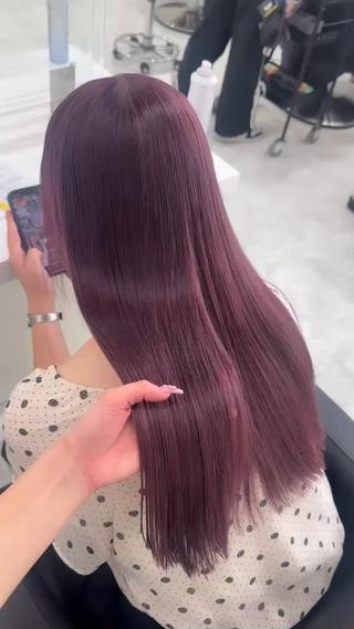 ロング 韓国ガーリー🤍ハイ トーン🤍Ayanaのヘアスタイル