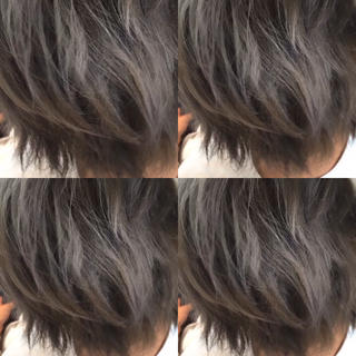 メンズトレンドカラー
シャドールーツ︎ホワイトシルバー

ブリーチ3回

※ブリーチが必要なカラーです 