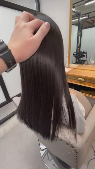 ロング 透明感/ツヤ髪/ さら艶/前田祥汰のヘアスタイル