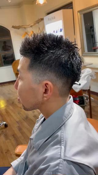 ショート メンズ 西岡 勇人のヘアスタイル