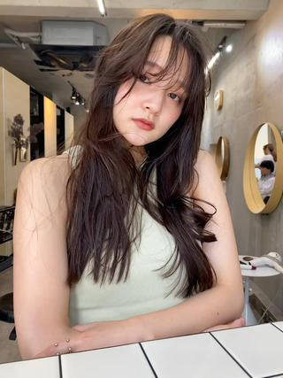 セミロング 🤎𝐌𝐚𝐨⌇ お悩み解決美容師🤎のヘアスタイル