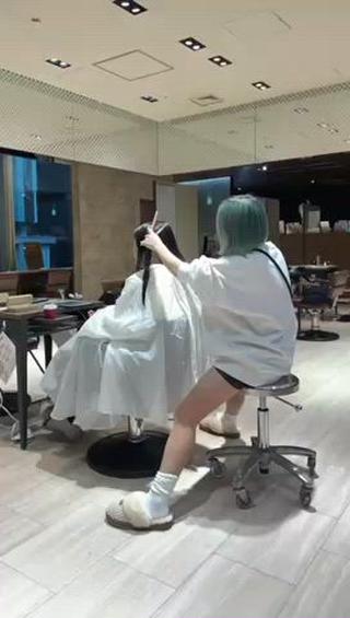 ロング カラー SHION/銀座 まとまるカット🩵のヘアスタイル