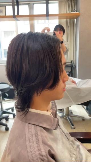 パーマ 縮毛矯正モデル募集/ メンズ特化/奥響輝のヘアスタイル