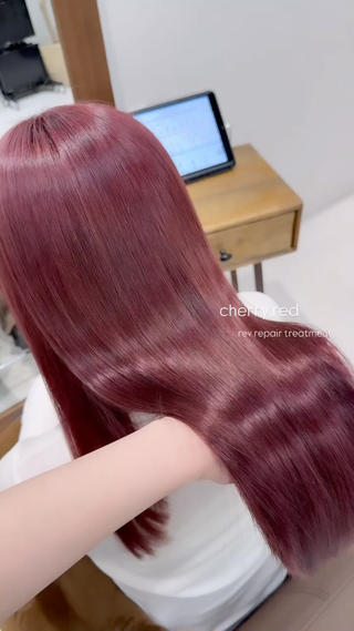 ロング カラー 暖色カラー /ヘアアレンジ/花鈴のヘアスタイル