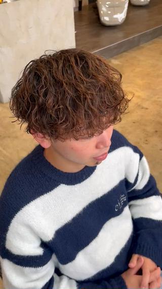 パーマ メンズ 🟦ROOM MEN 瀬古　侑輝🟦のヘアスタイル