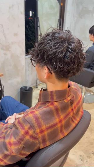 ショート パーマ メンズ 🟦ROOM MEN 瀬古　侑輝🟦のヘアスタイル