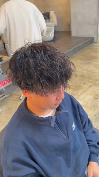 ショート パーマ メンズ 🟦ROOM MEN 瀬古　侑輝🟦のヘアスタイル