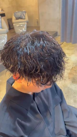 ショート パーマ メンズ 🟦ROOM MEN 瀬古　侑輝🟦のヘアスタイル