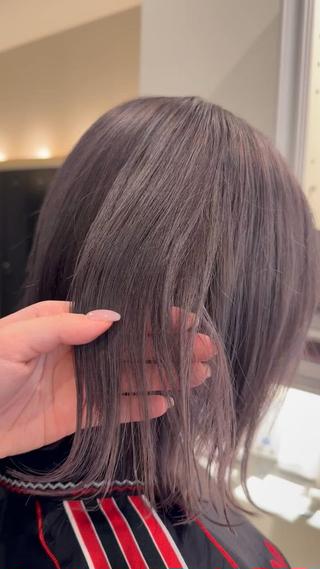 ショート カラー mashu/ブリーチ /ストレート/らなのヘアスタイル