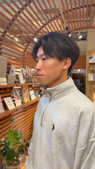 パーマ メンズ mashu/ブリーチ /ストレート/らなのヘアスタイル