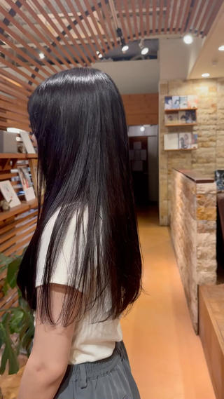 カラー mashu/ブリーチ /ストレート/らなのヘアスタイル