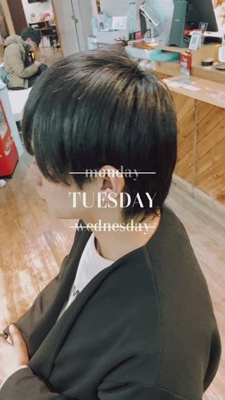 ショート 薮 恵一のヘアスタイル