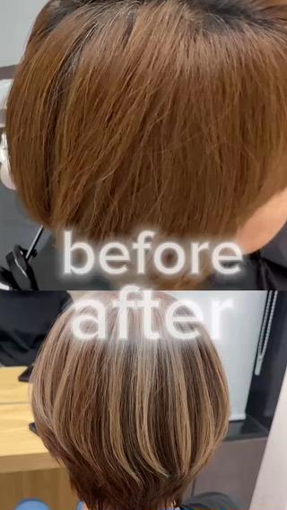 ショート カラー ⭐️💛骨格を診断 髪質改善◎RIKIのヘアスタイル