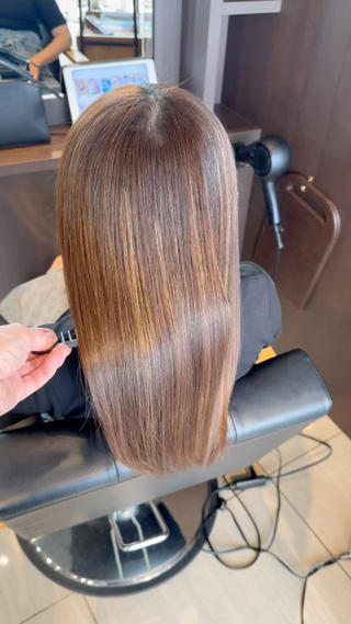 ロング 六本木縮毛矯正/髪質 改善/LOANA鈴木のヘアスタイル