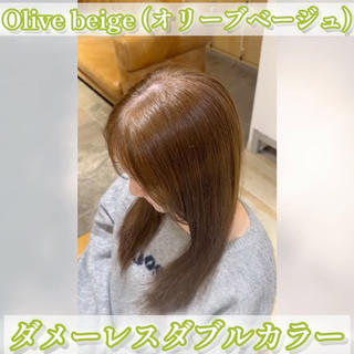 セミロング カラー 艶髪カラー/透明感 美髪/白髪/ムナカタのヘアスタイル