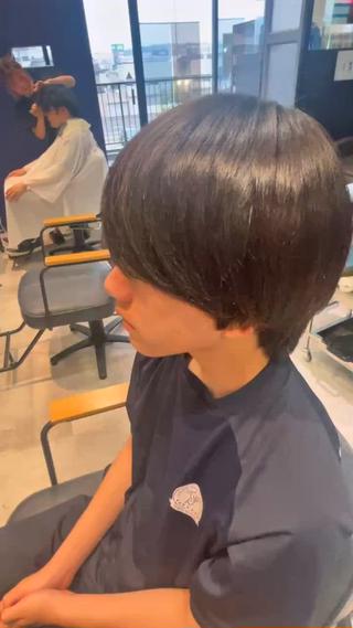 メンズ メンズ限定そらパーマ カラーモデル募集🍯のヘアスタイル