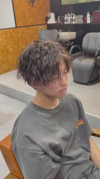 ショート メンズ かんばら りょーいのヘアスタイル