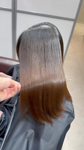 ロング カラー パーマ ヘアアレンジ ✨髪質改善専門店✨ QOLU✨のヘアスタイル