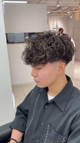 #スペインカール
#波巻きパーマ
#メッシュ 