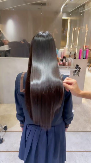 ロング 縮毛矯正/髪質改善/ レイヤー/石井龍のヘアスタイル