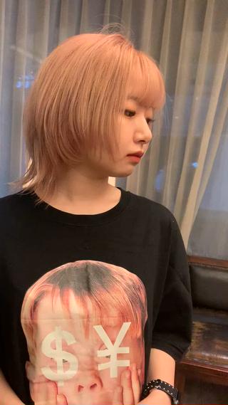ショート カラー 髪質改善＊韓国ヘア＊ レイヤー＊IBUKIのヘアスタイル