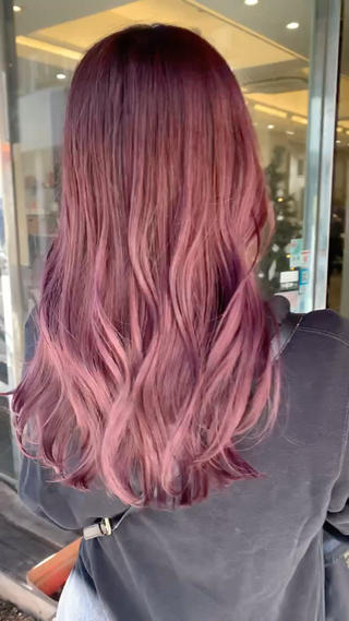 セミロング カラー 髪質改善＊韓国ヘア＊ レイヤー＊IBUKIのヘアスタイル