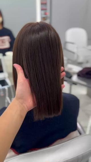 ツヤ髪カラーブラウン 