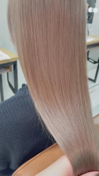 ミルクティーベージュ　ブリーチ2回 
