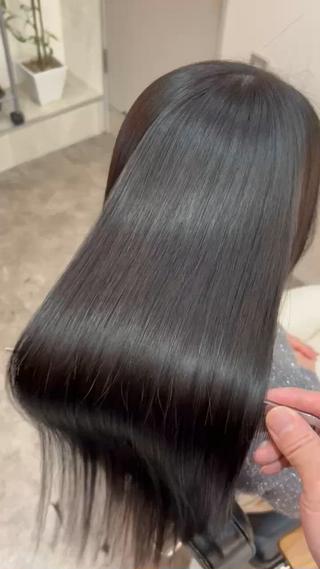 ロング カラー パーマ SOYON蟹江所属・髪質改善/縮毛矯正/ 菱田荘史のヘアスタイル
