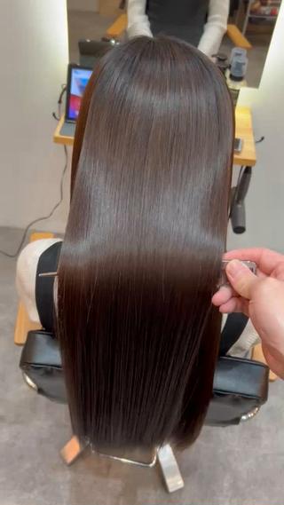 ロング SOYON蟹江所属・髪質改善/縮毛矯正/ 菱田荘史のヘアスタイル