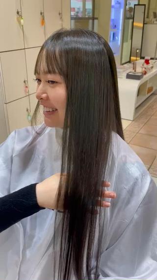 ロング カラー カネヒラ リョウスケのヘアスタイル