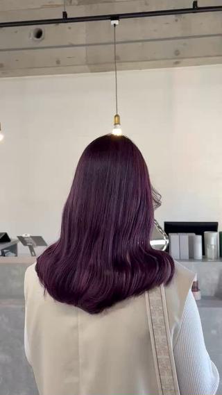 カラー miloc sayaのヘアスタイル