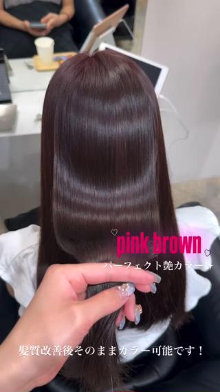 ロング AHNKISM所属・髪質改善/艶カラー HANAのヘアスタイル