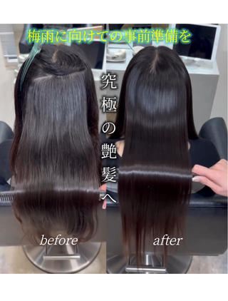 ロング AHNKISM所属・髪質改善/艶カラー HANAのヘアスタイル