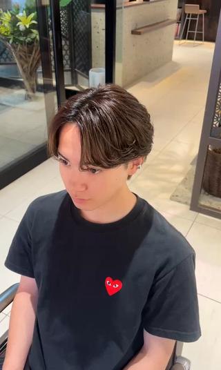 パーマ メンズ 花澤 孝太/メンズヘアのヘアスタイル