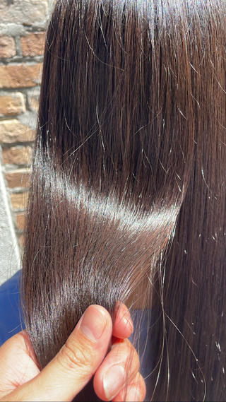 トリートメントして艶髪にしましょう!